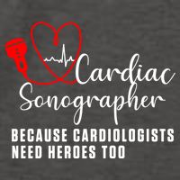 Cardiac Sonographer Echo Tech Learn Rdcs Gift Vector Backpack
