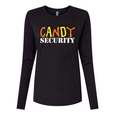 Candy Security Easy Halloween Costume For Lazy Adult Mom Dad Gift Womens Cotton Relaxed Long Sleeve T-Shirt