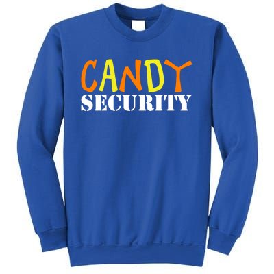 Candy Security Easy Halloween Costume For Lazy Adult Mom Dad Gift Sweatshirt