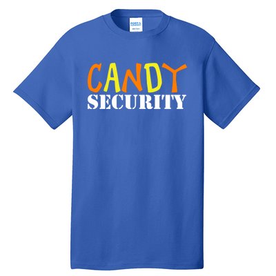 Candy Security Easy Halloween Costume For Lazy Adult Mom Dad Gift Tall T-Shirt