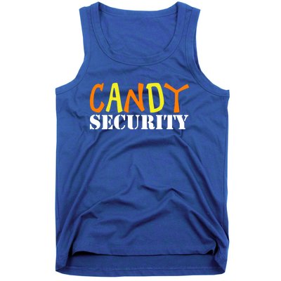 Candy Security Easy Halloween Costume For Lazy Adult Mom Dad Gift Tank Top