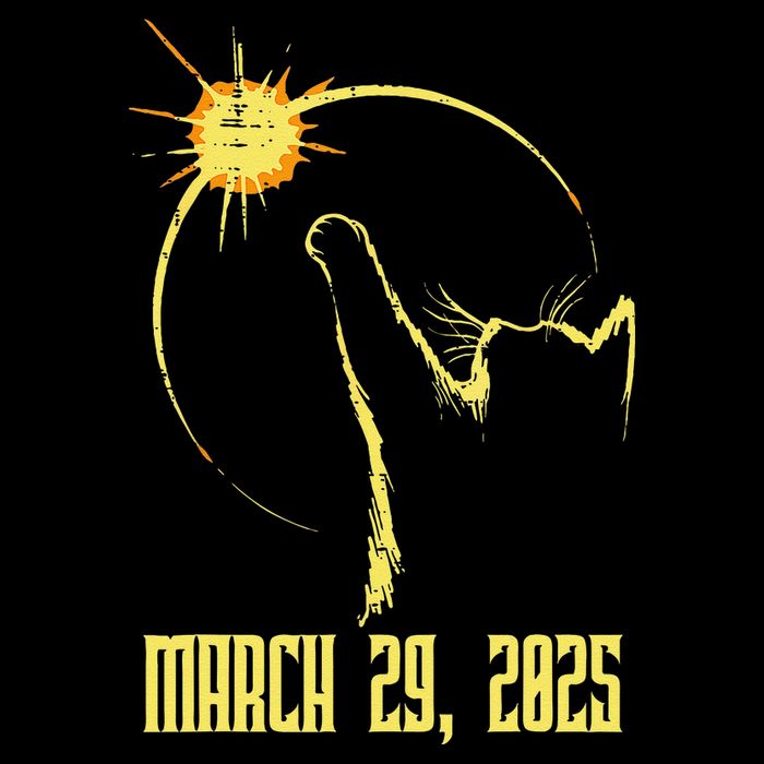 Cat Solar Eclipse March 29th 2025 Cat Reaching To Sun Daily Commute Backpack