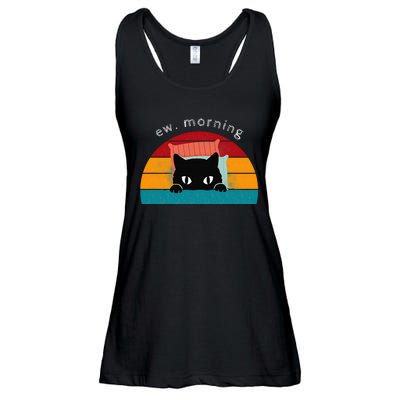 Cat Shirt. Ew. Mornings Ladies Essential Flowy Tank