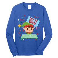 Cocaine Santa Elf Gift Sweater Let It Snow Meaningful Gift Long Sleeve Shirt