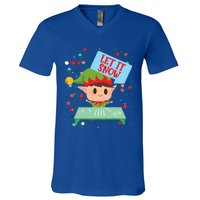 Cocaine Santa Elf Gift Sweater Let It Snow Meaningful Gift V-Neck T-Shirt