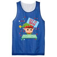 Cocaine Santa Elf Gift Sweater Let It Snow Meaningful Gift Mesh Reversible Basketball Jersey Tank