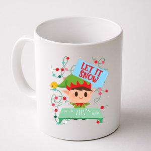 Cocaine Santa Elf Gift Sweater Let It Snow Meaningful Gift Coffee Mug