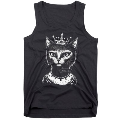 Cat Says Excuse Mew An Indignant Response To A Rude Person Tank Top