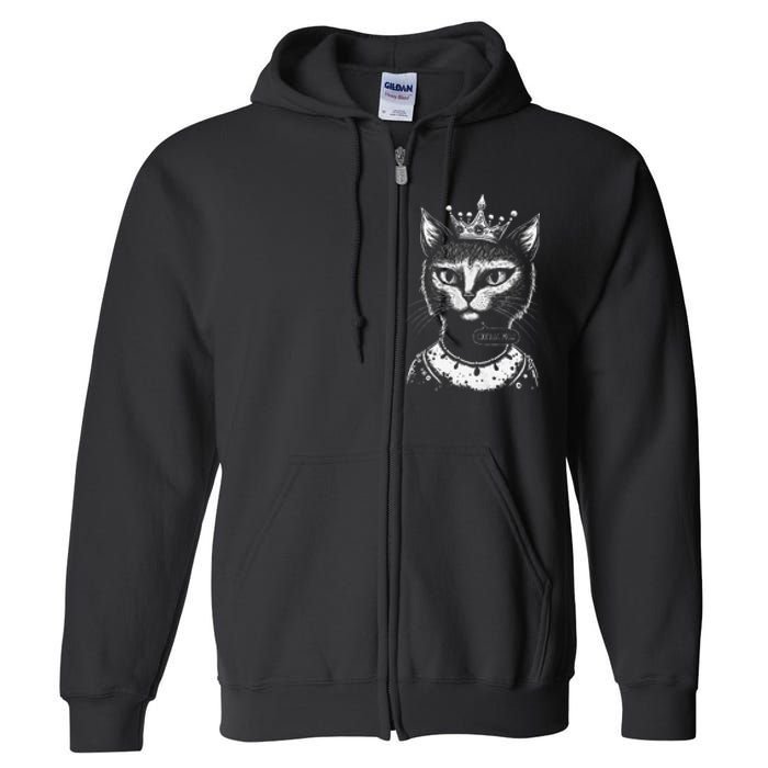 Cat Says Excuse Mew An Indignant Response To A Rude Person Full Zip Hoodie