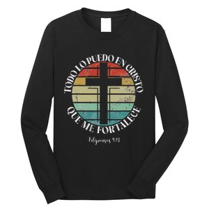 Christian Spanish EspañOl Cristianos Religious Jesus God Long Sleeve Shirt