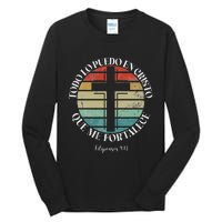 Christian Spanish EspañOl Cristianos Religious Jesus God Tall Long Sleeve T-Shirt