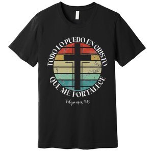 Christian Spanish EspañOl Cristianos Religious Jesus God Premium T-Shirt