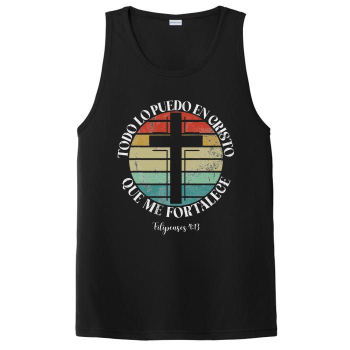 Christian Spanish EspañOl Cristianos Religious Jesus God PosiCharge Competitor Tank