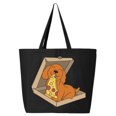 Cocker Spaniel Eating Pizza Funny Dog lover 25L Jumbo Tote