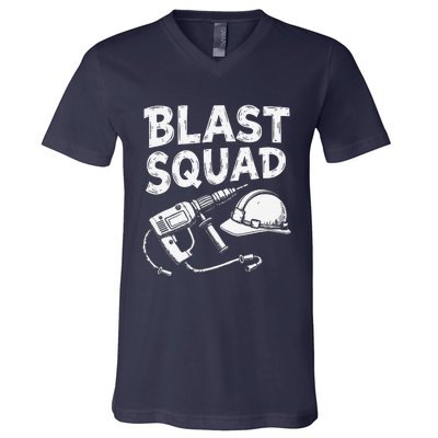 Construction Squad Explosives Deconstruction Demolitionist V-Neck T-Shirt