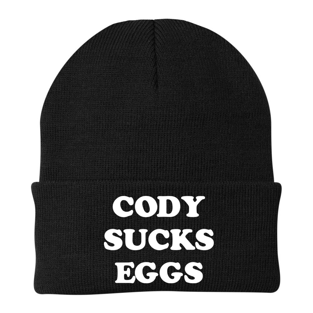 Cody Sucks Eggs Beanie