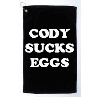 Cody Sucks Eggs Golf Towel