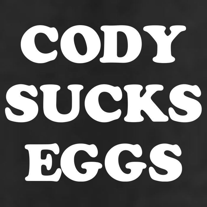 Cody Sucks Eggs Golf Towel