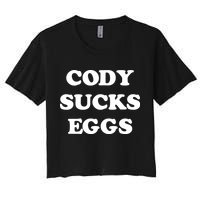 Cody Sucks Eggs Crop Top
