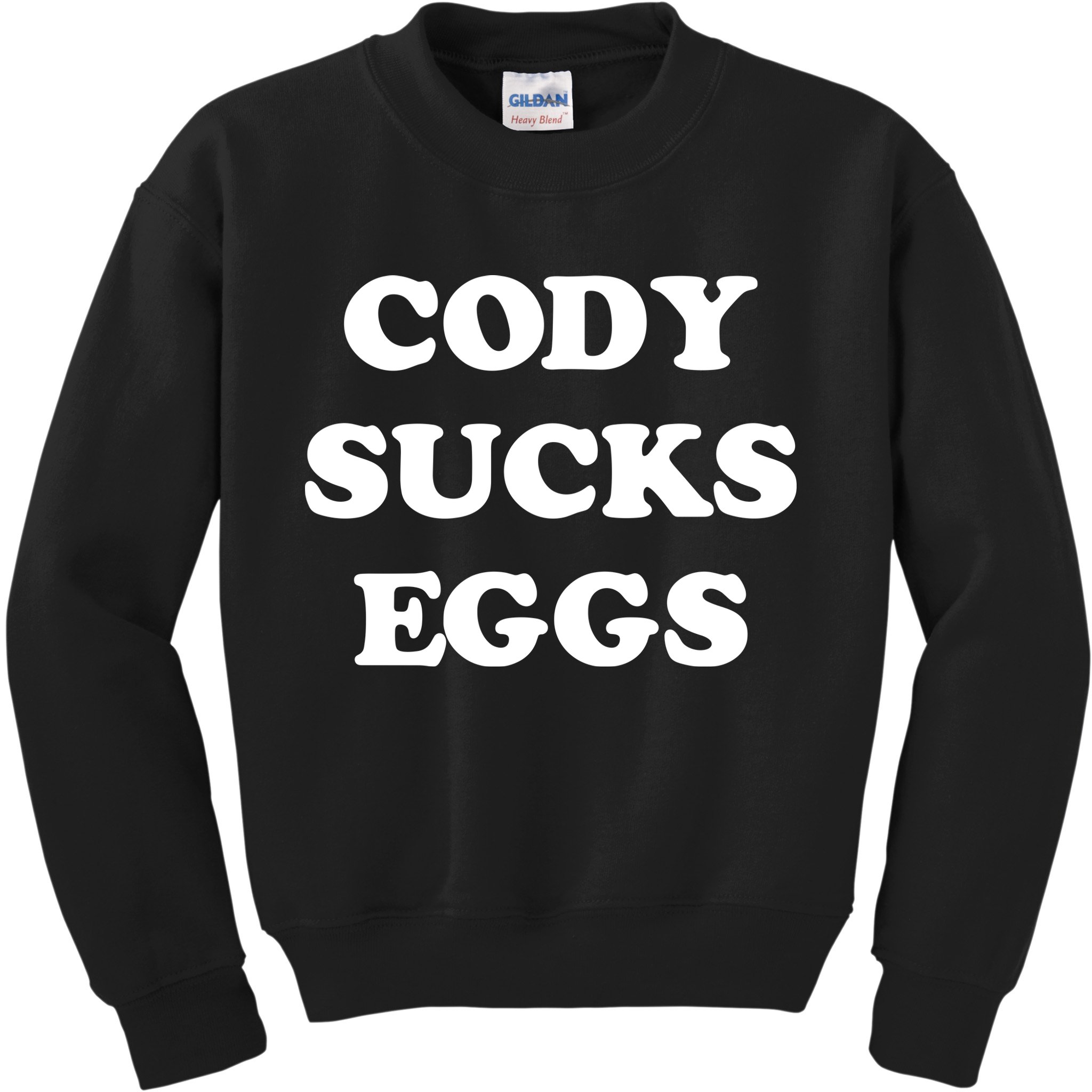 Cody Sucks Eggs Kids Sweatshirt