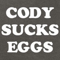 Cody Sucks Eggs Cotton Canvas Backpack