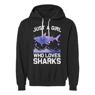 Cool Shark For Wo Shark Whale Shark Lover Garment-Dyed Fleece Hoodie