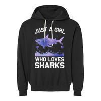 Cool Shark For Wo Shark Whale Shark Lover Garment-Dyed Fleece Hoodie