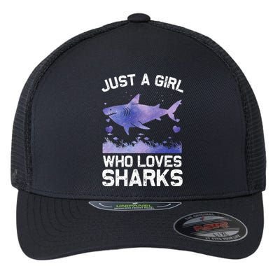 Cool Shark For Wo Shark Whale Shark Lover Flexfit Unipanel Trucker Cap