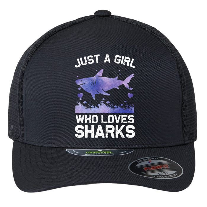 Cool Shark For Wo Shark Whale Shark Lover Flexfit Unipanel Trucker Cap