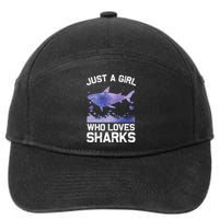 Cool Shark For Wo Shark Whale Shark Lover 7-Panel Snapback Hat