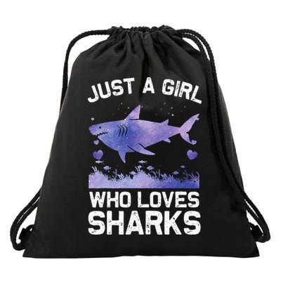 Cool Shark For Wo Shark Whale Shark Lover Drawstring Bag