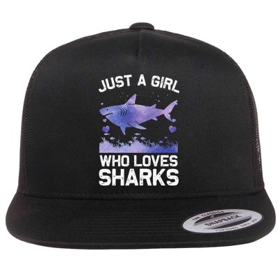 Cool Shark For Wo Shark Whale Shark Lover Flatbill Hat
