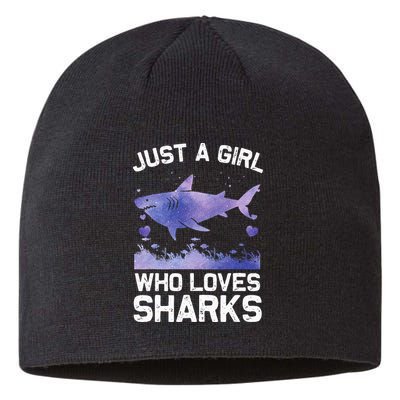 Cool Shark For Wo Shark Whale Shark Lover Sustainable Beanie