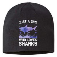 Cool Shark For Wo Shark Whale Shark Lover Sustainable Beanie