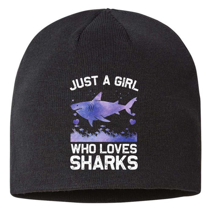 Cool Shark For Wo Shark Whale Shark Lover Sustainable Beanie