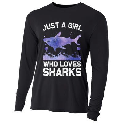 Cool Shark For Wo Shark Whale Shark Lover Cooling Performance Long Sleeve Crew