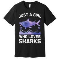 Cool Shark For Wo Shark Whale Shark Lover Premium T-Shirt