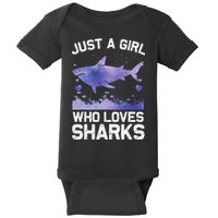 Cool Shark For Wo Shark Whale Shark Lover Baby Bodysuit