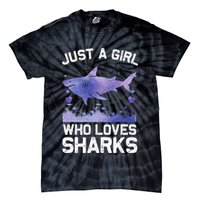 Cool Shark For Wo Shark Whale Shark Lover Tie-Dye T-Shirt