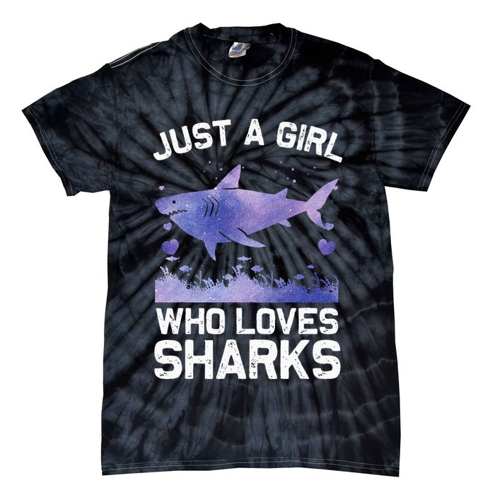 Cool Shark For Wo Shark Whale Shark Lover Tie-Dye T-Shirt