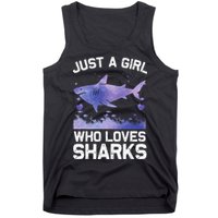 Cool Shark For Wo Shark Whale Shark Lover Tank Top