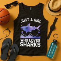 Cool Shark For Wo Shark Whale Shark Lover Tank Top