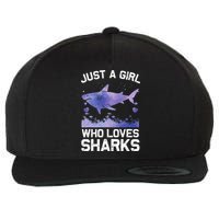 Cool Shark For Wo Shark Whale Shark Lover Wool Snapback Cap