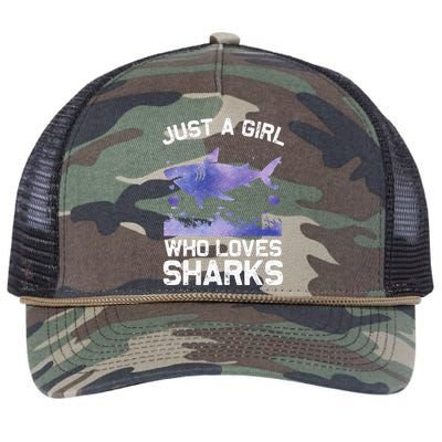 Cool Shark For Wo Shark Whale Shark Lover Retro Rope Trucker Hat Cap