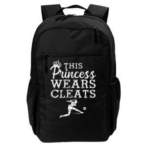 Cool Soccer For Women Princess Wears Cleats Football Daily Commute Backpack