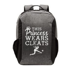 Cool Soccer For Women Princess Wears Cleats Football Vector Backpack