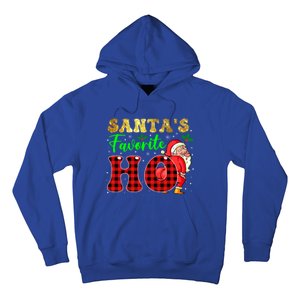 Christmas Santa's Favorite Ho Xmas Pajama Funny Naughty Meaningful Gift Hoodie