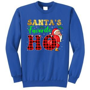 Christmas Santa's Favorite Ho Xmas Pajama Funny Naughty Meaningful Gift Sweatshirt