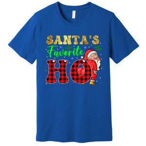 Christmas Santa's Favorite Ho Xmas Pajama Funny Naughty Meaningful Gift Premium T-Shirt