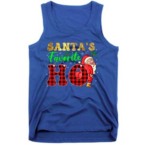 Christmas Santa's Favorite Ho Xmas Pajama Funny Naughty Meaningful Gift Tank Top